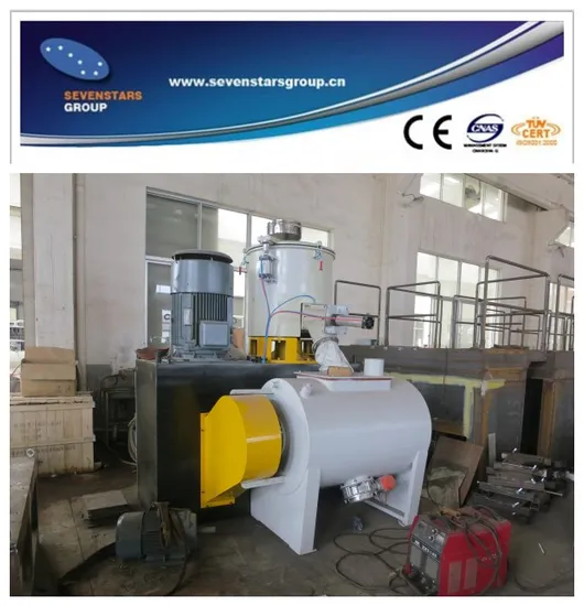 Zhangjiagang Plastic Mixer Machine with PVC Powder