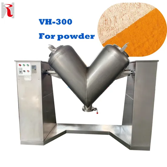 Automatic Max Charging 120L High Speed Stainless Steel V Shape Dry Powder Mixer