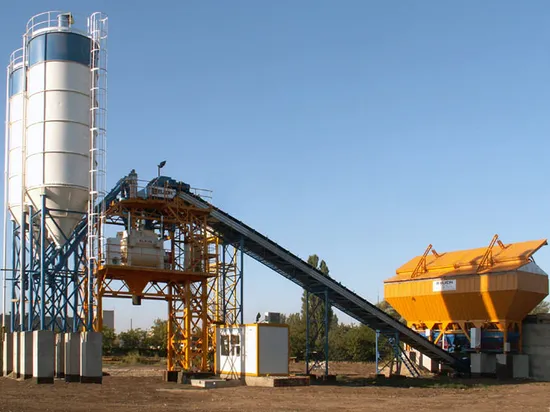 Ready-Mix Concrete Batching Plant with Sicoma Twin Shaft Mixer
