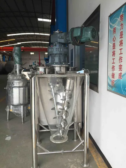 1000 Liter Singgle or Double Screw Cone Powder Mixer