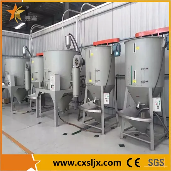 High Output Plastic Granule Mixer with Heater
