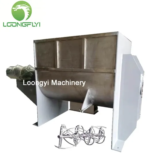 Industrial Food Spice Masala Chili Turmeric Clove Powder Ribbon Mixer Machine