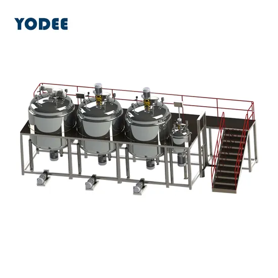 1000L Electric Heated Agitator Stainless Steel Jacketed Mixing Tank