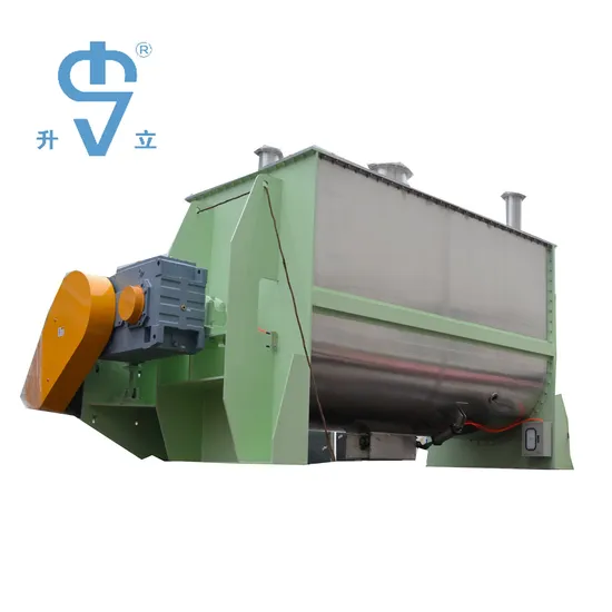 Ribbon Mixer with Flap Valve