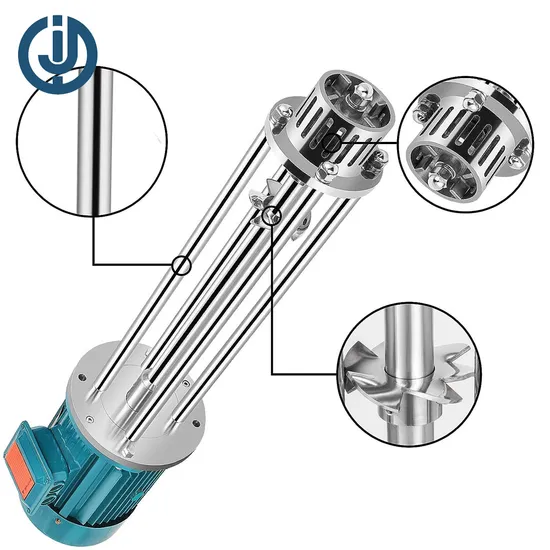 Stainless Steel Food Grade High Power Dispersing Mixer Emulsifier for Honey
