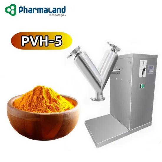 Pharmaland Pvh Model Full Automatic Multi-Choice Volume Food Pharmaceutical Cosmetic Industry Powder Mixer Machine