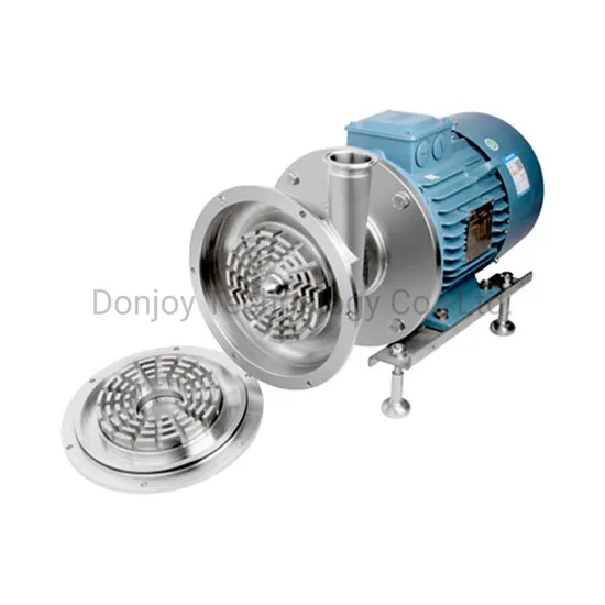 3A Emulsifying Homogeneous Stainless Steel Pump with Hopper
