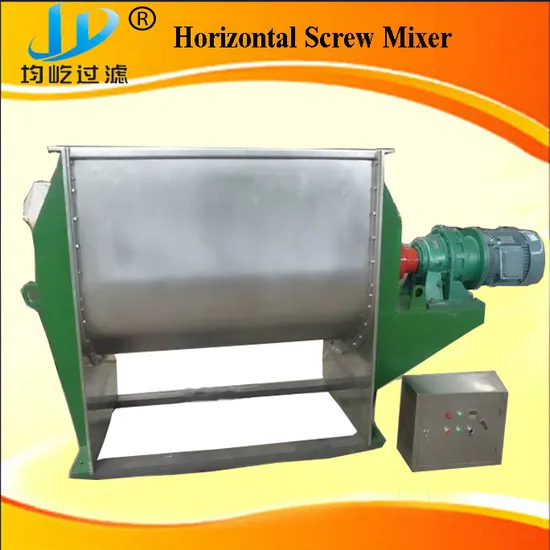 Carbon Steel industrial Twin Screw Mixer for Cement