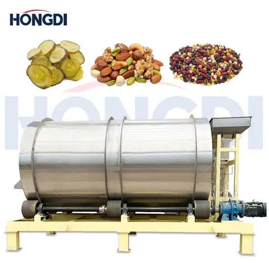 Food Mixing Rice Flour Spice Additive Roller Stainless Steel Mixer