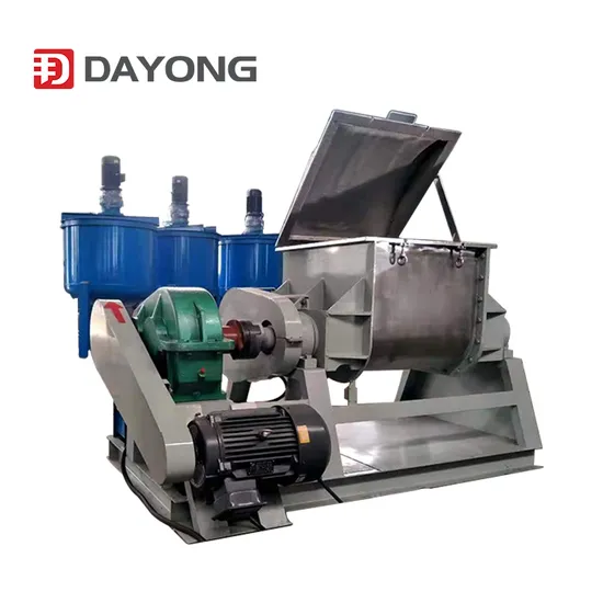 Food Grade Dry Food Powder Mixing Blender Machine Ribbon Batch Mixer Machine