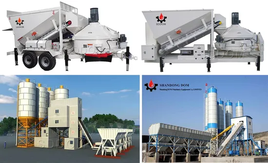 Plants and Factories and Manufacturer Price Concrete Batching Batch Mixing Mixer Plant