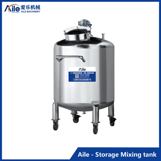 Movable Storage Tank 100L 200L 500L for Detergent Cosmetic Liquid Storage