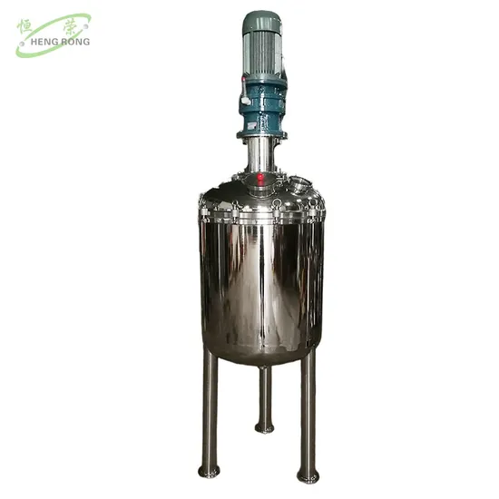 Vertical Mixer Electrically Heated Stainless Steel Mixing Tank