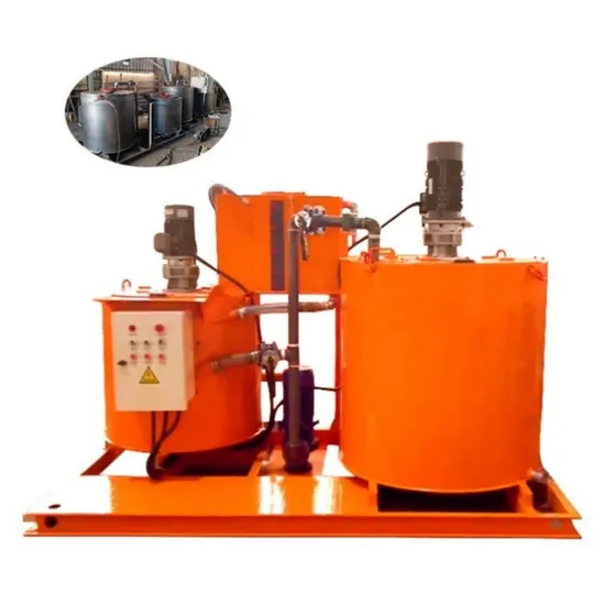 China Manufactures Electric Motor/Diesel Engine Slurry Cement Grout Mixer and Agitator