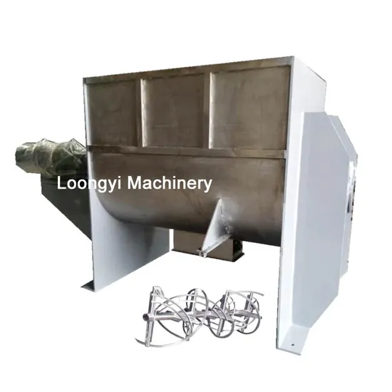 Loongyi Industrial Mushroom Spice Agitator Horizontal Ribbon Blender Mixer