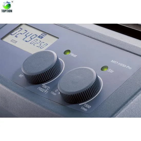LCD Digital 7inch Hotplate Mini Magnetic Stirrer Ms7-H550-PRO