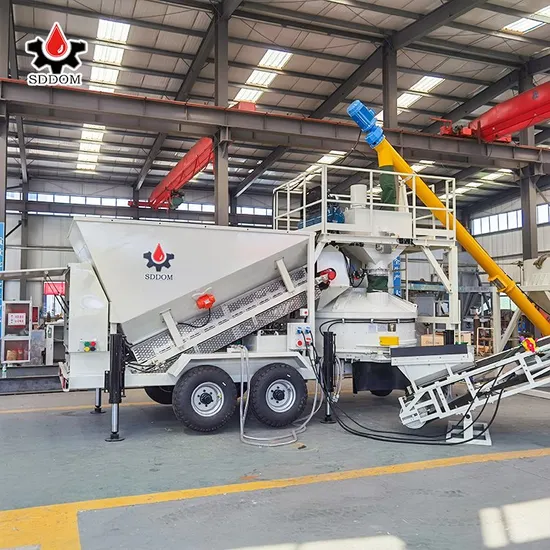 Mobile Concrete Batching Plant Price Cement Sand Gravel Mixing Plant