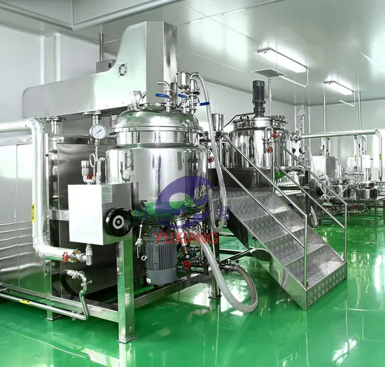 China 200L Homogenizer Mixer Mixer Vacuum Body Lotion Making Machine