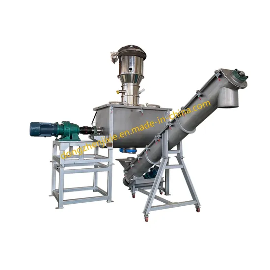Dzjx Stainless Steel Double Ribbon Blender Mixer for Powder Spices Flour
