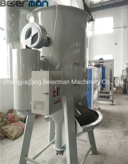 Variable Capacity 500L - 20000L PE PP Pellet Vertical Mixing Machine with Drying Capability