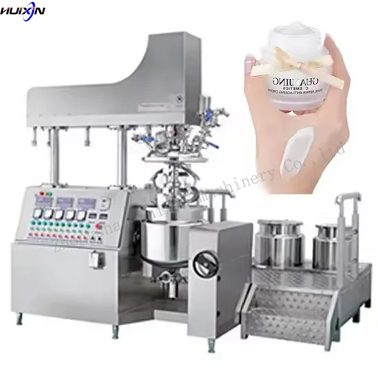 Pharmaceutical Mixer Equipment and Electrical Heating Vacuum Mixing Tank Cream Vacuum Homogenizer