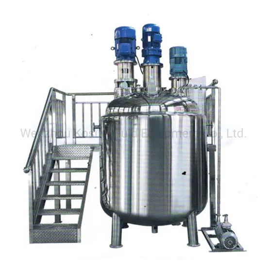 Vacuum Lift Mixing Emulsify Tank 50L with Heating