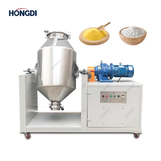 Customized Double Cone Powder Mixer for Dietary Fibre Powder