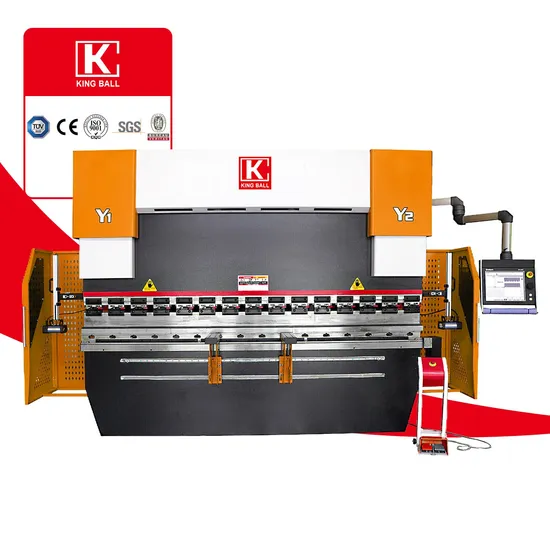 Auto 8mm Thick Bender 200t/4000 Sheet Steel Nc Bending Hydraulic CNC 40ton 60t 125ton Plate 6+1axis Automatic Folding Mild Carbon Metal Press Brake