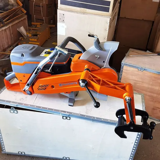 K1260 Internal Combustion Rail Cutting Maintenance Machine Electric Handheld Gasoline Engine Steel Versatile Portable Electric Railroad Saw Railway Track Cutter