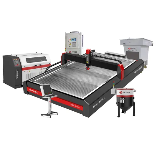 Fedjet Ultra High Presssure 5 Axis Customized CNC Waterjet Cutting Equipment