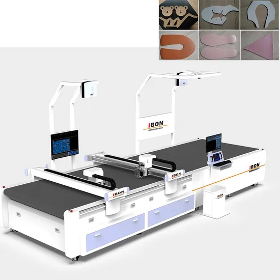 High Accuracy Handbag Shoe Upper Sofa Genuine Leather CNC Knife Cutting Machine