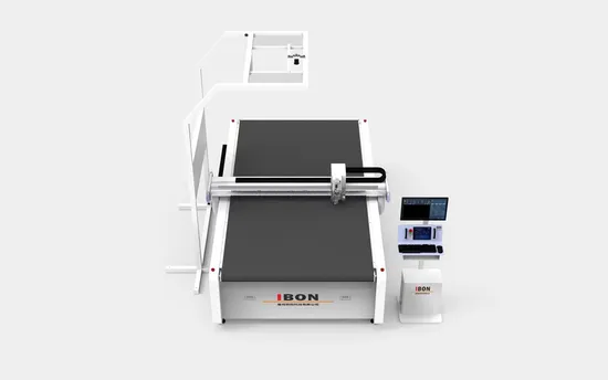 Flatbed Shoe Upper Car Seat Cover PU Leather Cutting Machine for Upholstery