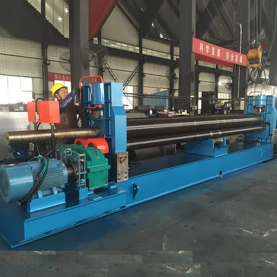 Automatic Three-Roll Symmetrical Hydraulic Plate Rolling Machine