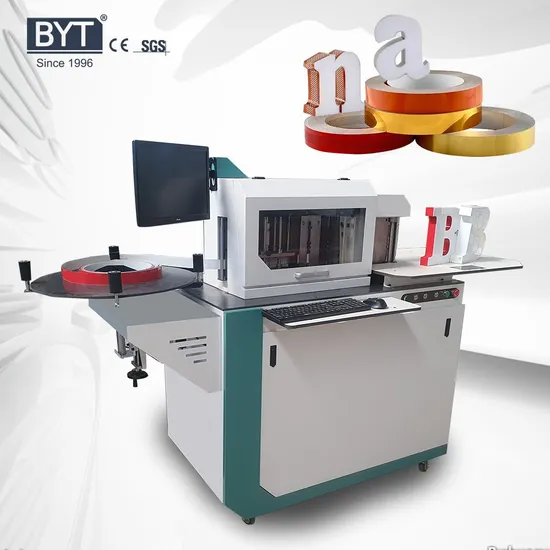 Large Advertising Signs 3D Letter Channel Bending Machinery
