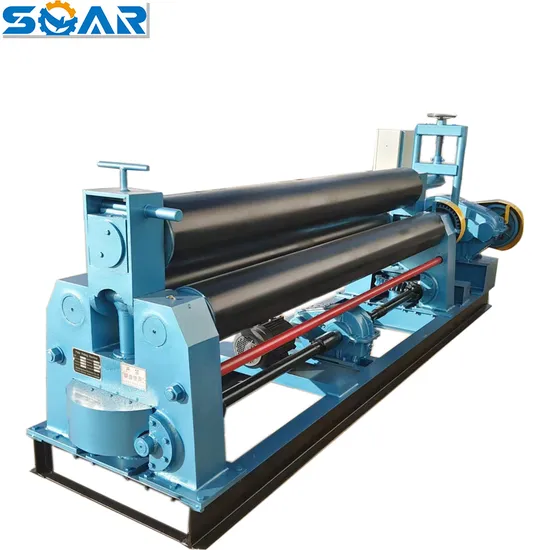 3 Roller Plate Rolling Machine Metal Sheet Bending Machine