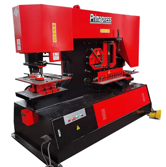 Q35y Type Combined Punching and Shearing Machine Punching Cutting Notching Hydraulic Iron Worker Steel Ironworker
