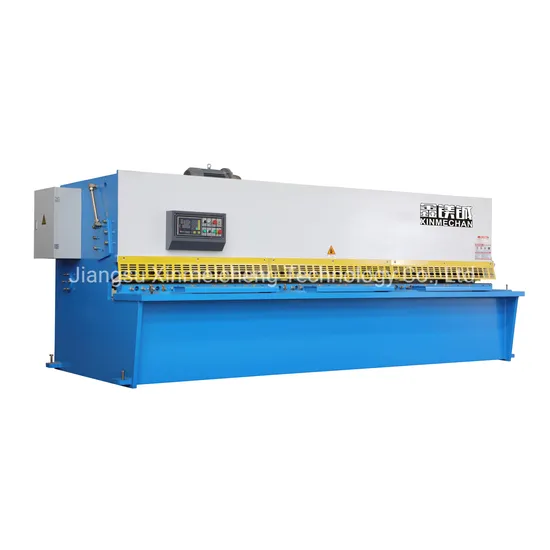 Xinmechan 6mm Hydraulic Guillotine Shearing Machine Sheet Metal Cutting Machine