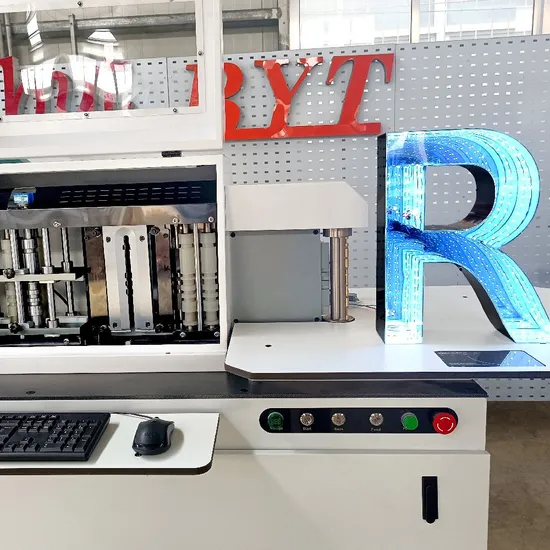 Factory Price Double Folding Aluminum Coils Steel LED Letter Bending Machine