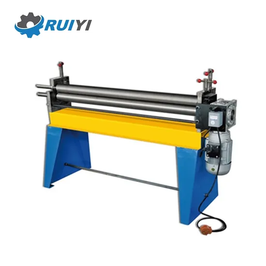 Galvanized Sheet Plate HVAC Round Duct 3 Three Roll Roller Rolling Machine