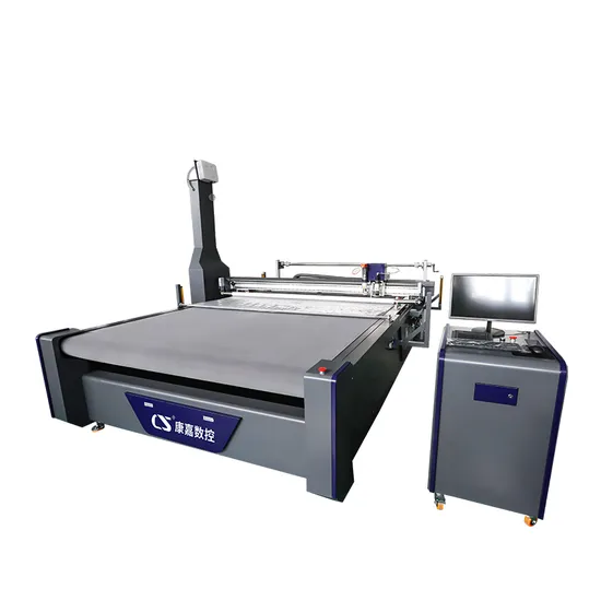 Automatic CNC Digital Oscillating Knife Cutter Machine for Non Woven Fabric