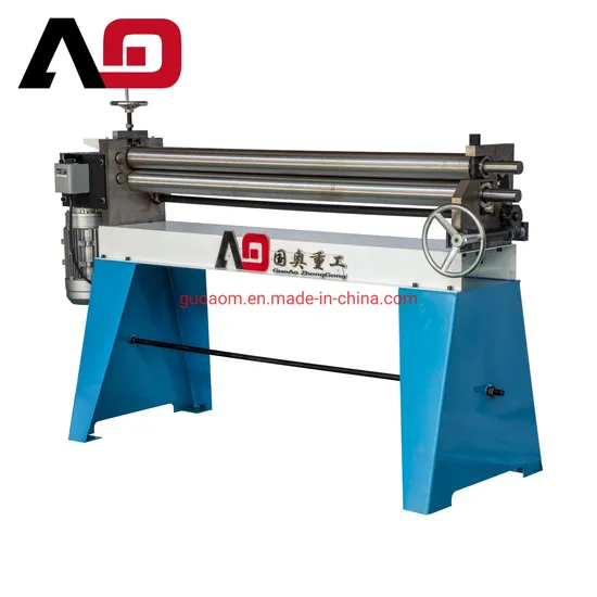 HVAC Round Tube Metal Sheet Asymmetrical 3 Roller Bending Machine Electric Steel Plate Rolling Machine Hydraulic Roll Bender Roll Former