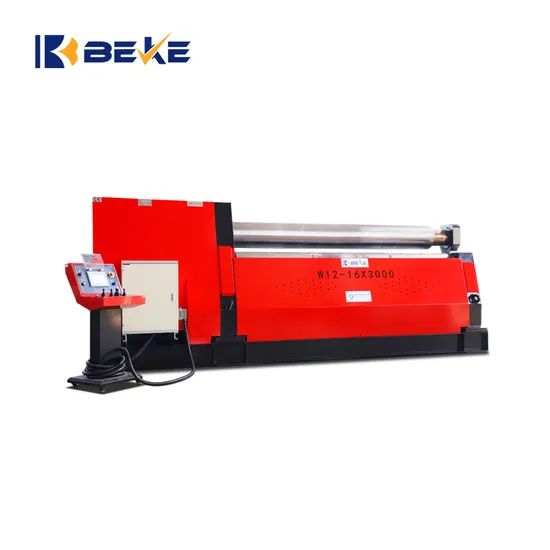 CNC W12 Series 4-Roller Hydraulic Plate Rolling Bending Machine W12-16X3000 Rolls Machine Price