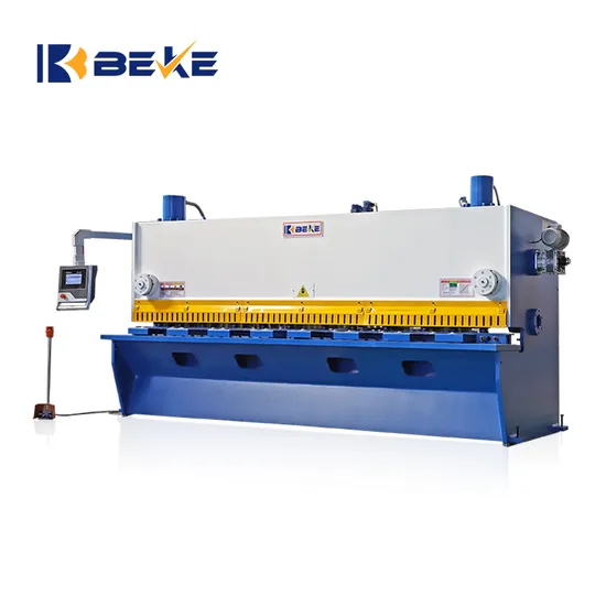 CNC Automatic Shearer Machine Guillotine Metal Cutting Machine 6*3200
