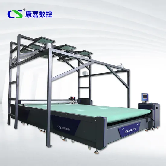 High Efficiency CNC Textile Cloth Cutting Machine Automatic for Oscillating Knife Fabric Cutting Machine