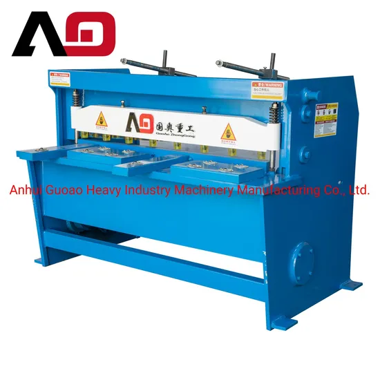 Electric Shearing Machine for Metal Plates Q11-2*1300 Electric Plate Shears