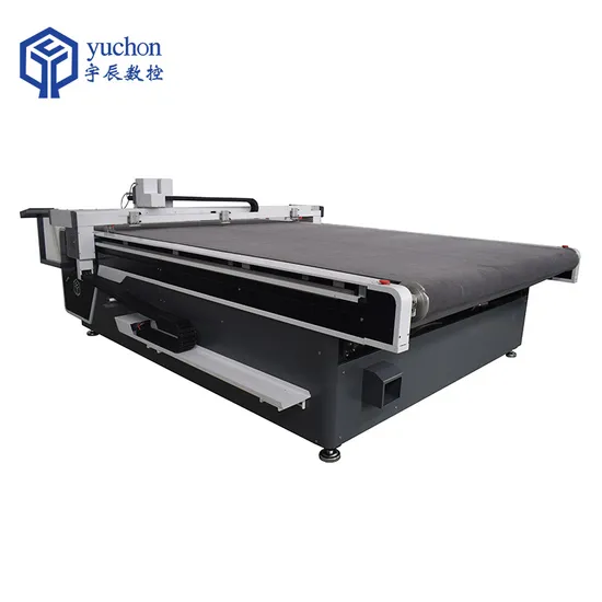Yuchen CNC Manufacturer Multi Layer Fabric Class Oscillating Knife Large Format Roll Blind Fabric No Laser Cutting Machine for Apparel Garment