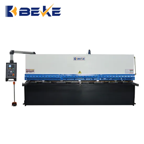 High Cutting Accuracy Sheet Metal QC12K Nc Hydraulic Swing Beam Shearing Machine Width 2500mm