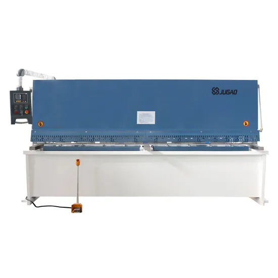 Jugao QC12y Series Hydraulic Swing Beam Shearing Machine Pendulous Shearing Machine with Pneumatic Back Support