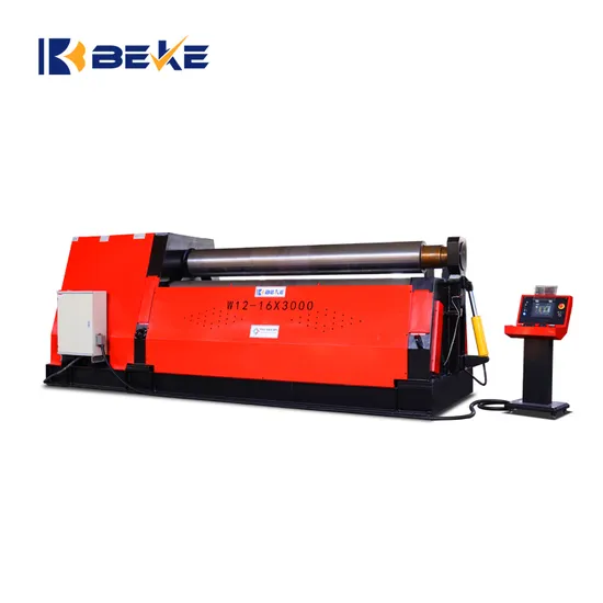 W12-20X3200mm Four Rollers Plate Rolling Machine Full Automatic Plate Bending Machine Furling Plate Round Machine