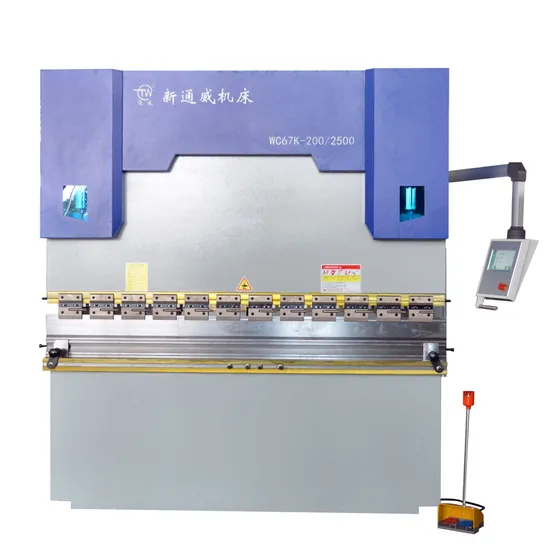 Hot Sale Torsion Bar CNC Press Brake-Wc67K-200t2500 with Tp10s Controller